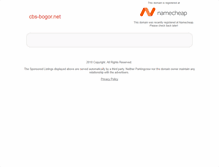Tablet Screenshot of cbs-bogor.net